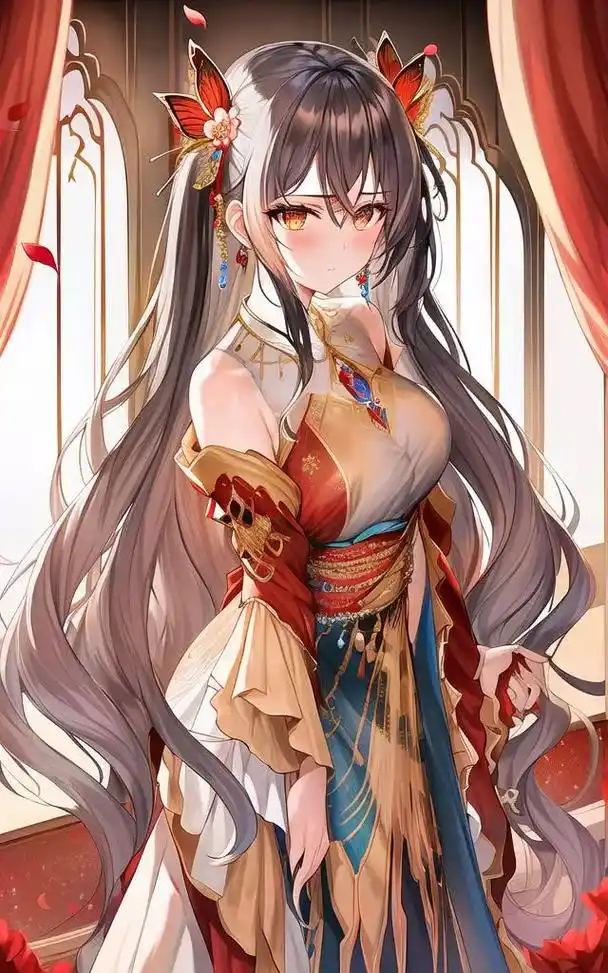 二次元少女,美丽新装国风华丽新装#图文伙伴计划 #爱情#二次 - 抖音