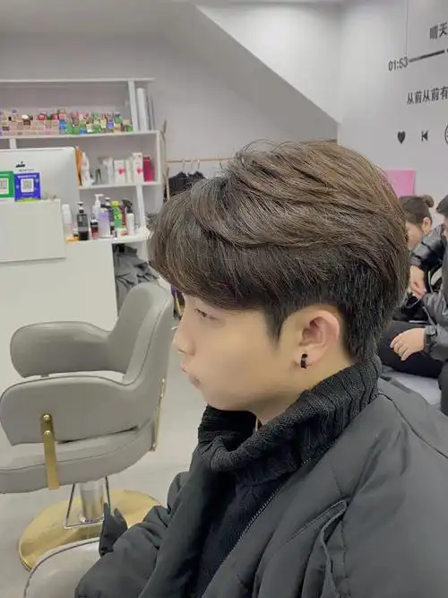 长沙男生剪发哪里好  #男生发型  #今日发型  #韩式三七分  #纹理