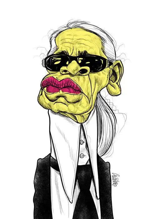 marco calcinaro夸张明星肖像漫画作品