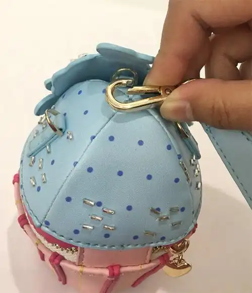 泰国设计师 潮牌cupcake糖果水果造型茶杯蛋糕包零钱包手包单肩包