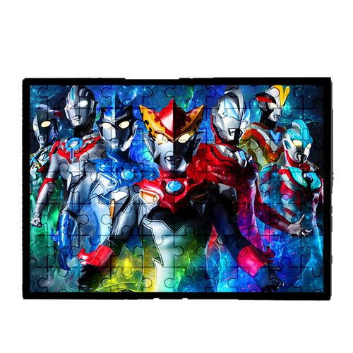 奥特曼迪迦木质拼图6岁1000片泰罗赛罗儿童益智玩具拼图