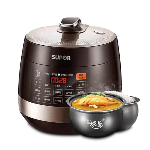 苏泊尔电压力锅家用双胆6l饭煲智能