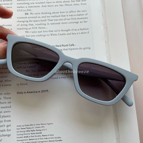 stb 复古倒梯形框细边墨镜修饰脸型uv400太阳眼镜 男女适用 推荐