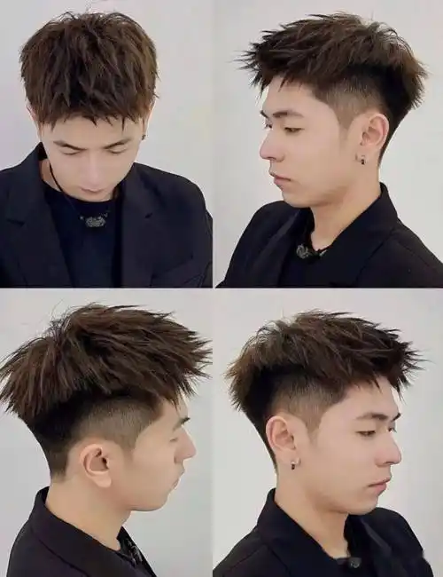 "前刺发型"太帅气了,改变形象提升气质_修剪_视频_技术