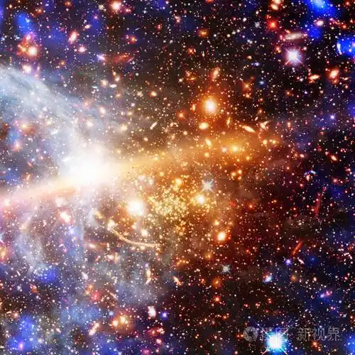 银河系这张图片的元素由美国宇航局提供