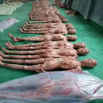 元宵节礼物娃娃万圣节恐怖道具血袋吊尸屋密室逃装饰丧尸女尸体吊干尸