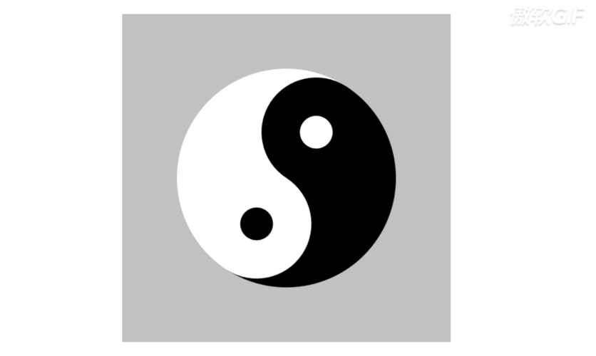 canvas制作动态太极图