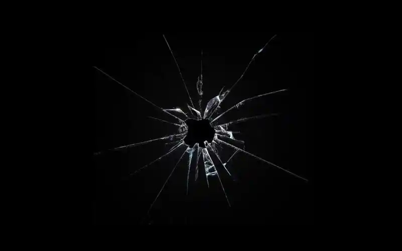 苹果徽标碎玻璃壁纸