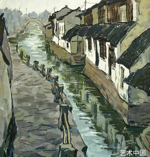 儿童水粉画作品:荷塘景色下一个图片:儿童水粉画作品:江南小镇【字体