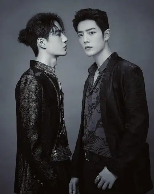 肖战王一博双人照:帅哥跟帅哥在一起太养眼了