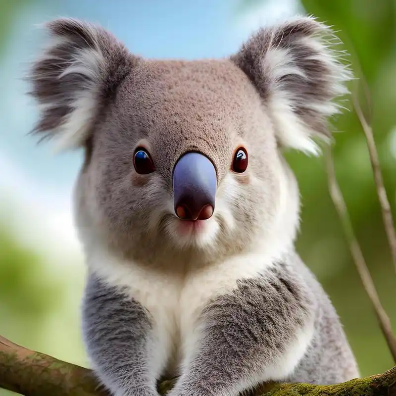 遇见一只呆萌的小可爱 #考拉