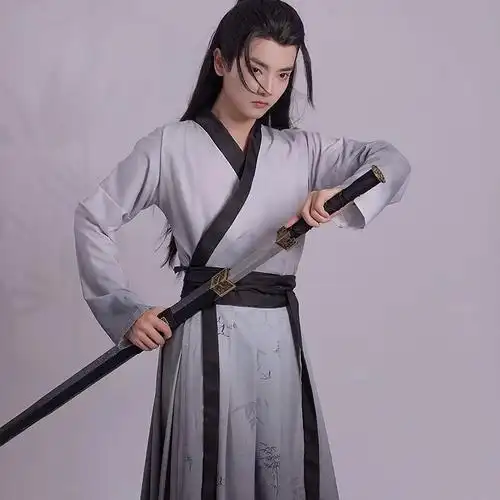 出租竹音魏晋汉服男套装古风男士仙气古装男生帅气飘逸明制租赁