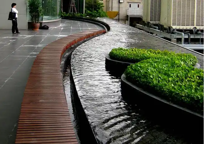 居住小区景观设计中流淌的不一定是水