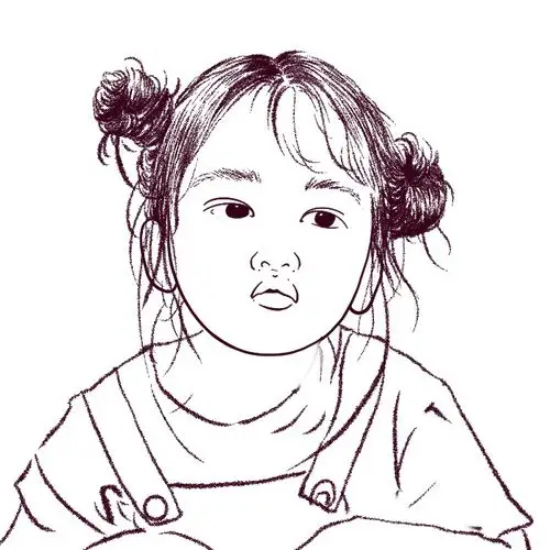 嘟嘴02_procreate_绘画_procreate绘画_文化_绘画