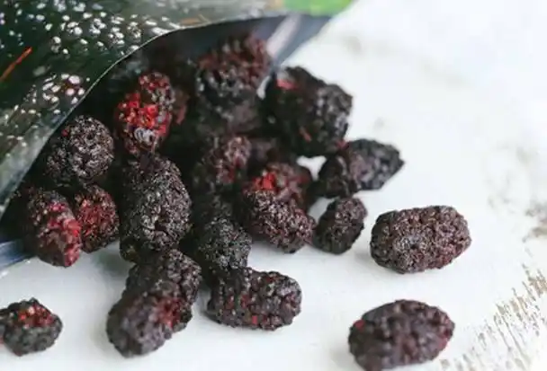 在中医理论中,桑葚干被认为具有滋阴补血,生津润燥,明目,祛风湿等功效