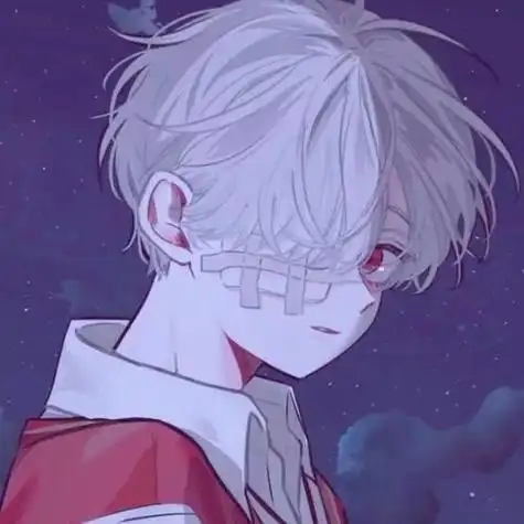 动漫异瞳白发男头像 动漫头像图片大全 -【爱个性】