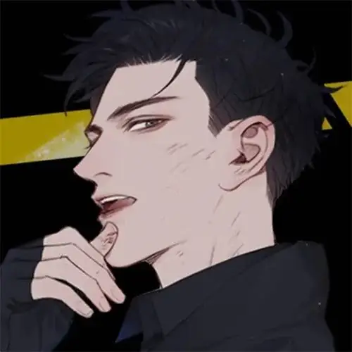 男生头像冷酷帅气侧脸帅气撩人高冷动漫男头