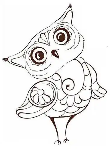 简笔画 卡通 漫画 手绘 头像 线稿 620850 竖版 竖屏黑白高级简笔画2