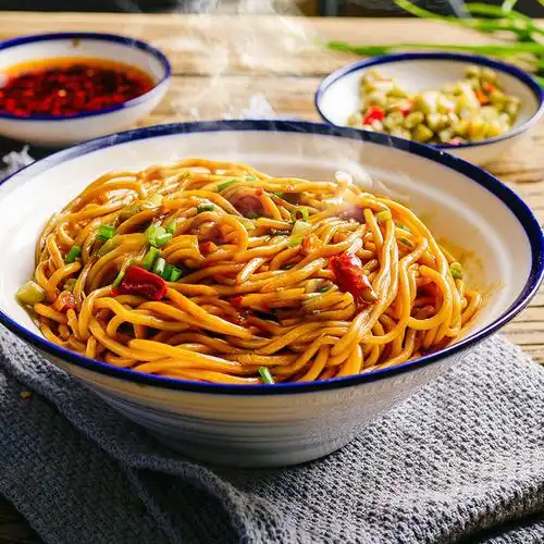 喜九铺 面见陛下 干拌面凉拌面 微波自热方便速食 盒装 袋装保鲜