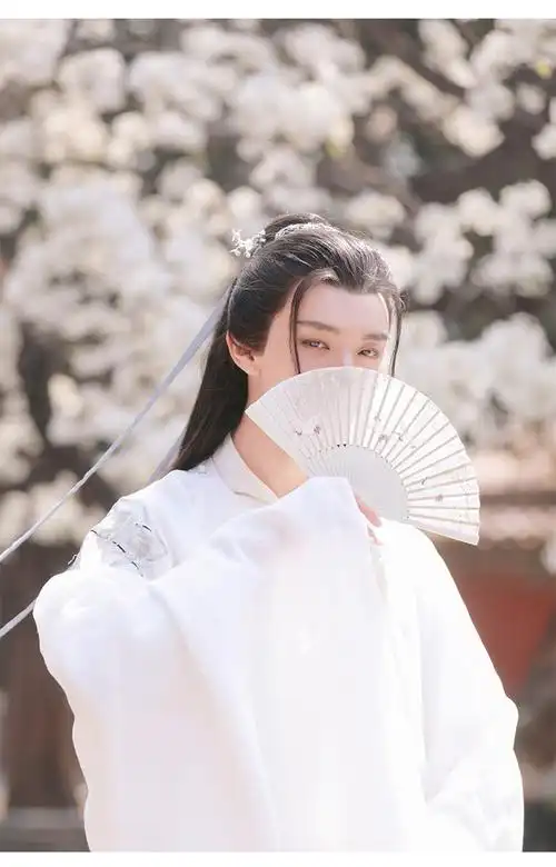 男明制汉服男圆领袍古风仙气侠客书生套装中国风情侣帅气白色古装秋