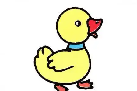 手工专题小鸭子简笔画