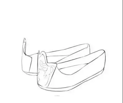 古装鞋子简笔画