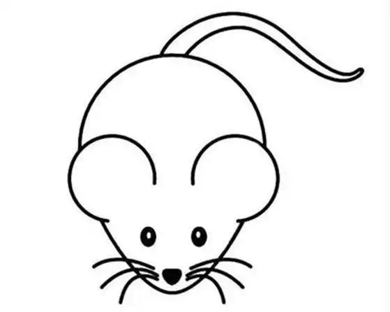 如何画鼠简笔画