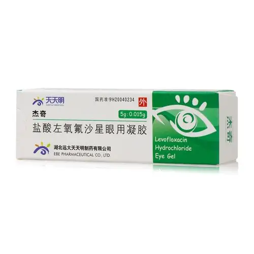 杰奇 盐酸左氧氟沙星眼用凝胶 5g:15mg*1支/盒