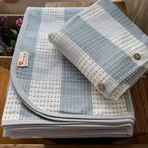 太适合裸睡了这个老粗布凉席老公超爱的