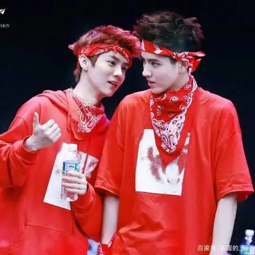 鹿晗,吴亦凡图集:考古牛鹿的小美好