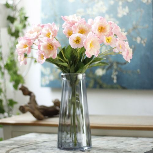 仿真花 2头迷迭香假花绢花销售 家居装饰摆设清新婚庆花朵