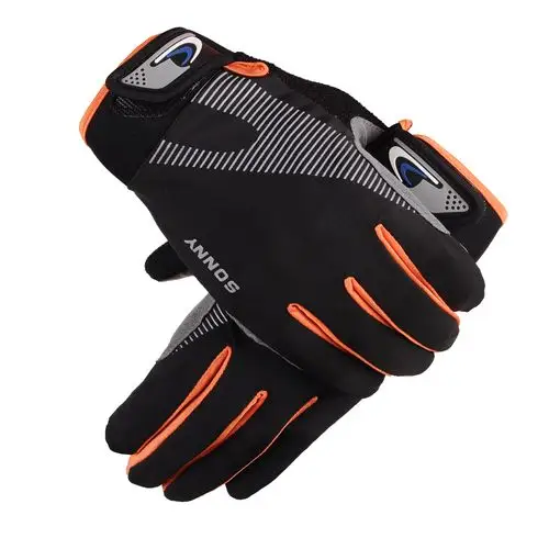 手套男冬天骑行防风防寒加厚保暖加绒秋冬季骑车自行车棉手套男士