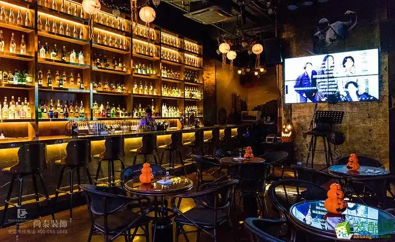 150平米现代风格清吧酒吧装修设计实景图