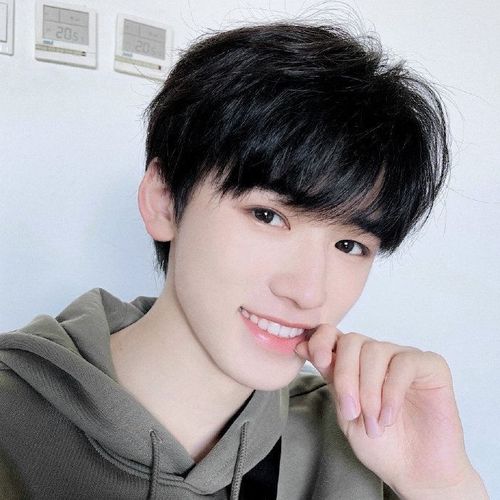 假头男短发韩版帅气学生日常短直发假头套自然少年感发型全头套式花乐