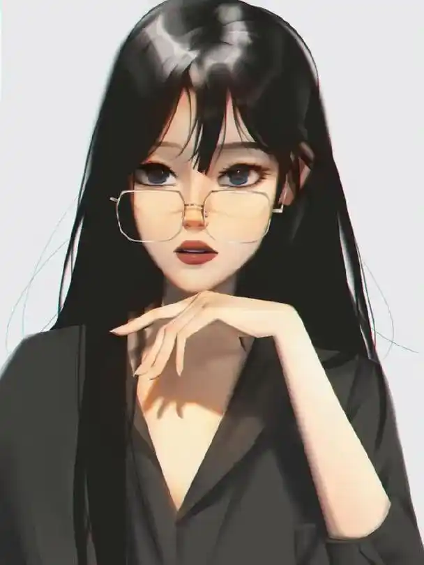 绘画手绘动漫女生头像