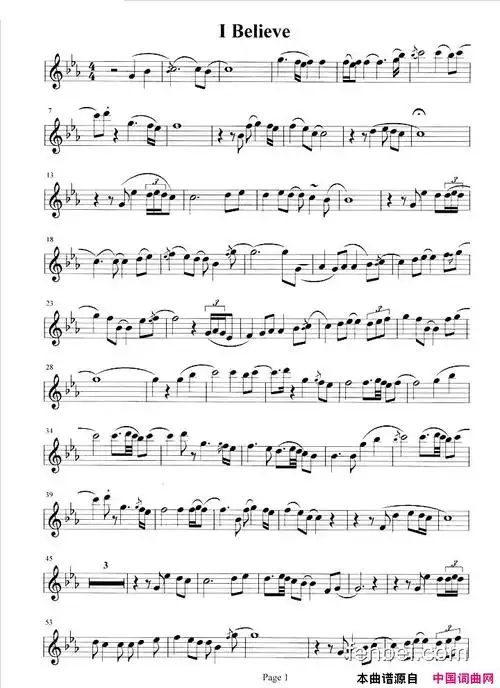 考兹演唱(奏) ,原创萨克斯谱,器乐,国语歌曲谱 - 萨克斯谱 - 器乐谱