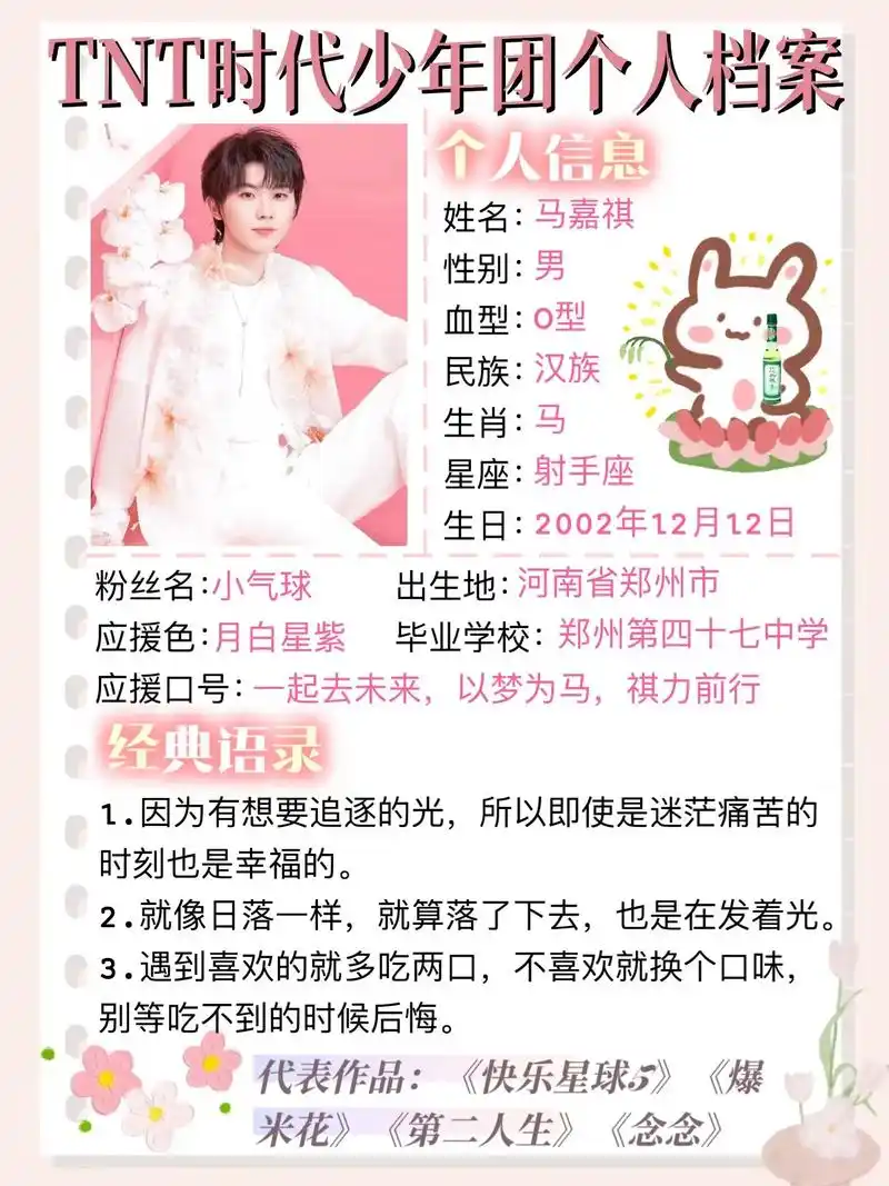 tnt时代少年团个人档案98爆米花进95.我