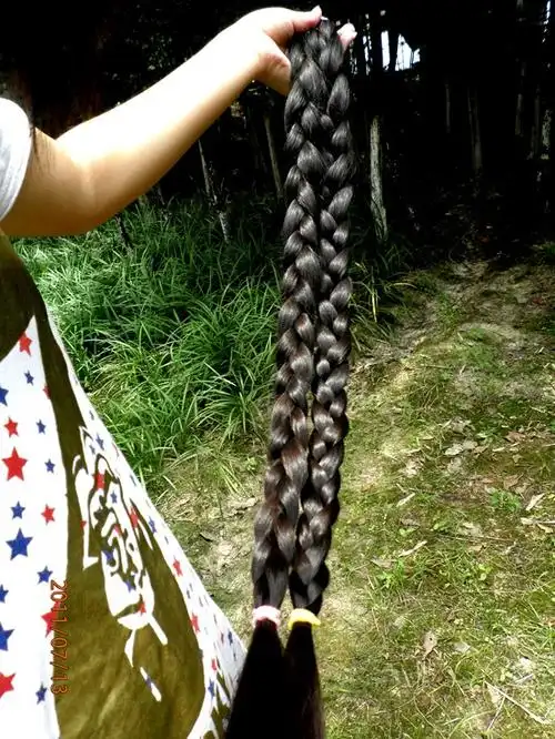 剪下又粗又长的青春大辫子-上海ww284#(10) 剪发_中国长发