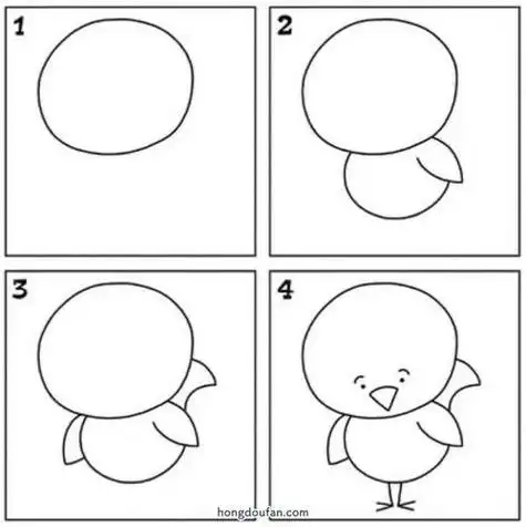 我想画小丽简笔画