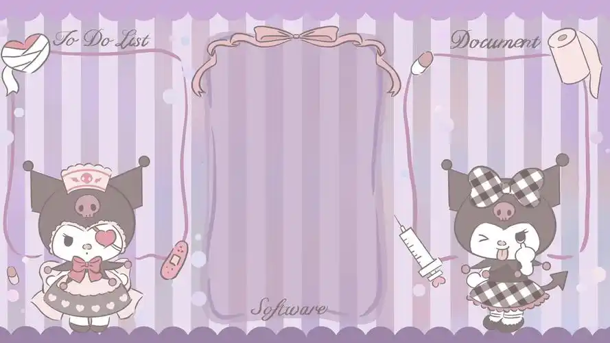 可爱桌面背景分区背景图