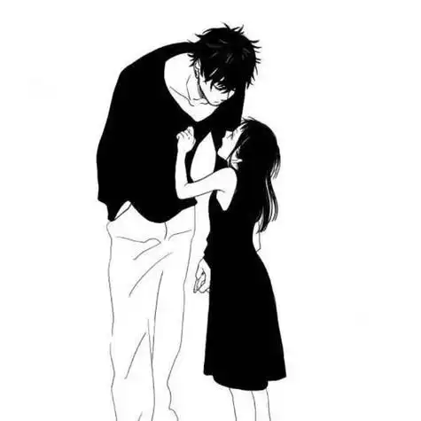 关于身高差的情侣头像