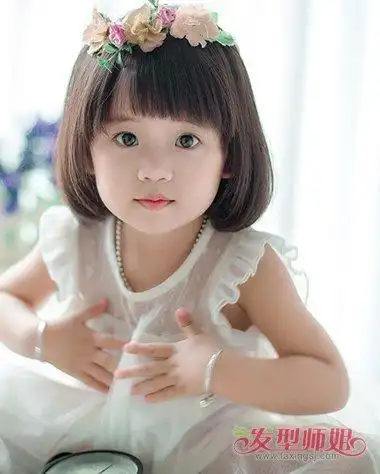 短发耳后头发怎样梳理 小女孩好看头发图片_发型师姐