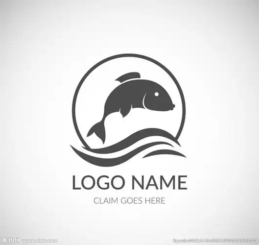 跳跃的鱼标志矢量素材设计图__鱼类_生物世界_设计图库_昵图网nipic.