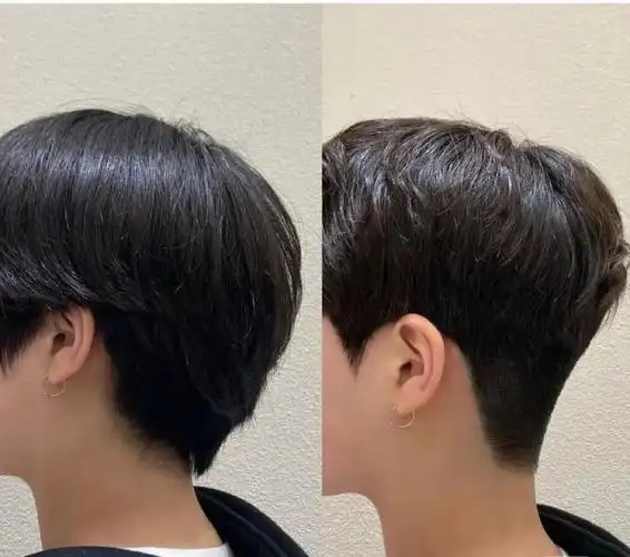 2022男士短发饱满后脑勺