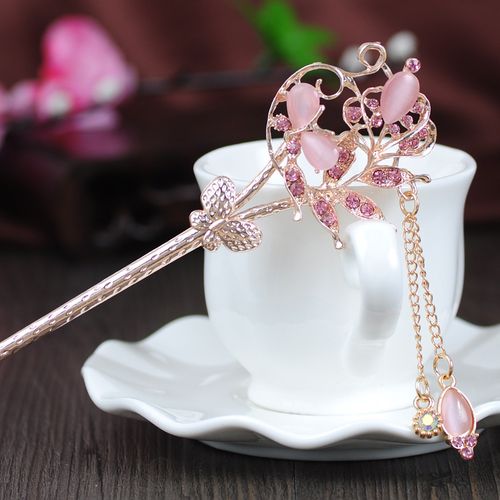 古装发饰成人古风汉服发簪盘发神器古代流苏簪子公主步摇儿童头饰