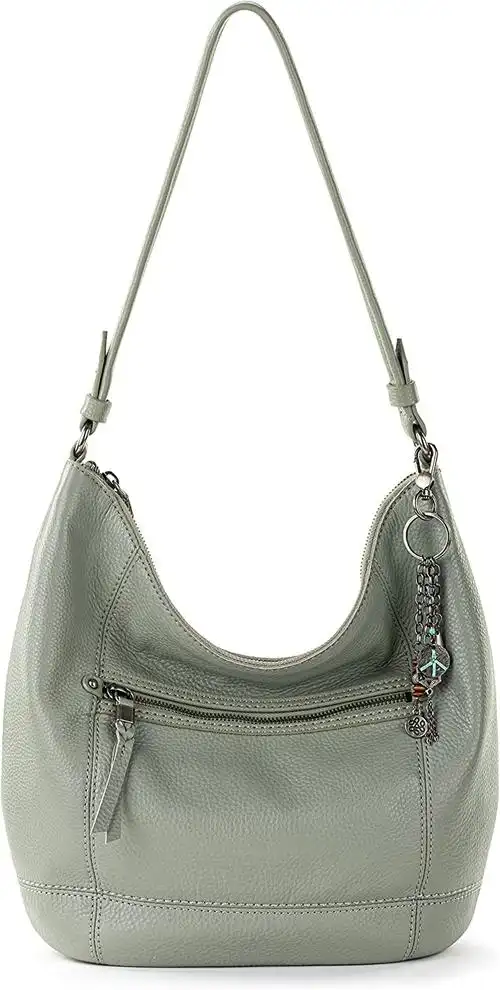 sak sequoia hobo 皮革包,柔软休闲,永恒高挑设计