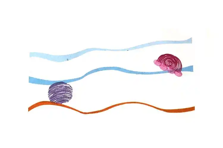 海底世界手指画,海底世界指印画