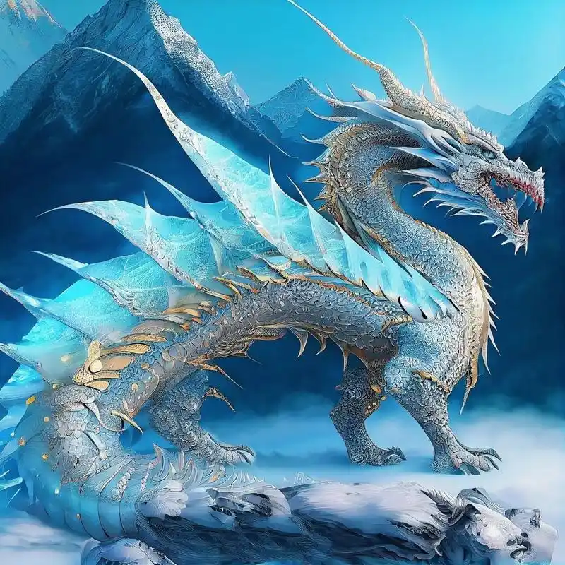 "上古四大神龙 | 冰夷 冰夷,高贵无比.