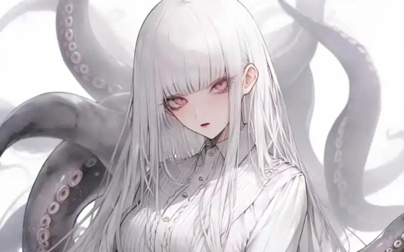 克系风格.白毛克苏鲁72病娇