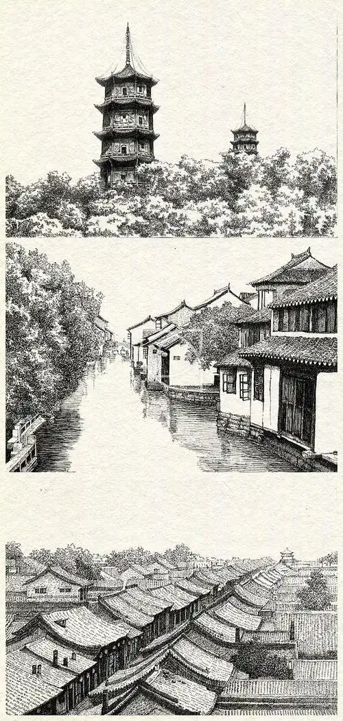 江南,风景速写 _ 图片网